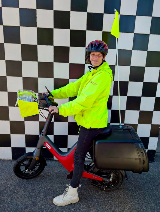 Australia's first Mail Contractor to use V-50 Seated E-scooter