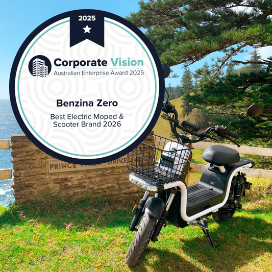 Benzina Zero Named Best Electric Moped & Scooter Brand 2026