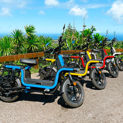 Benzina Zero duo electric scooter moped in 4 colours