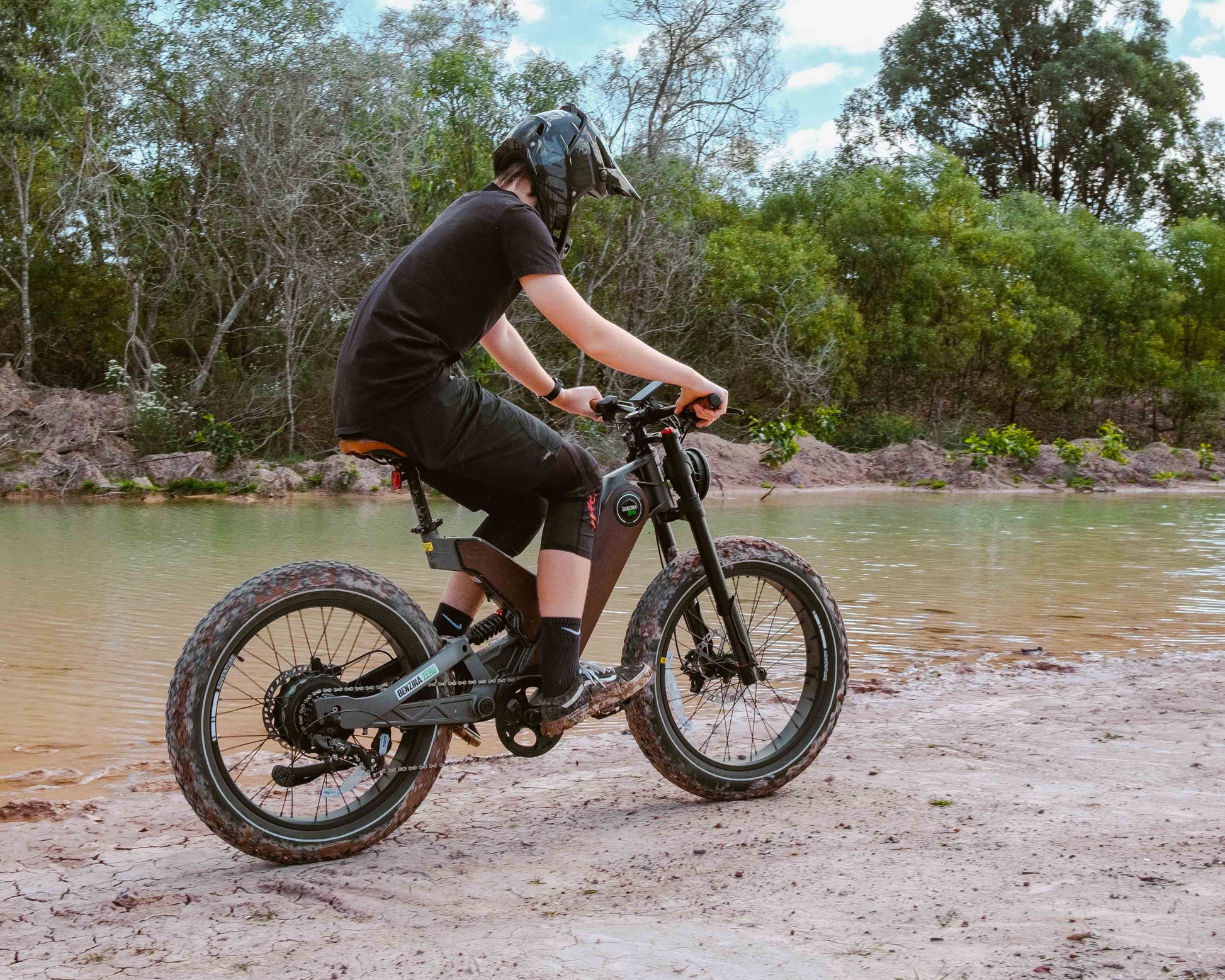 benzina zero area51 electric bicycle Brisbane Australia fast offroad 
